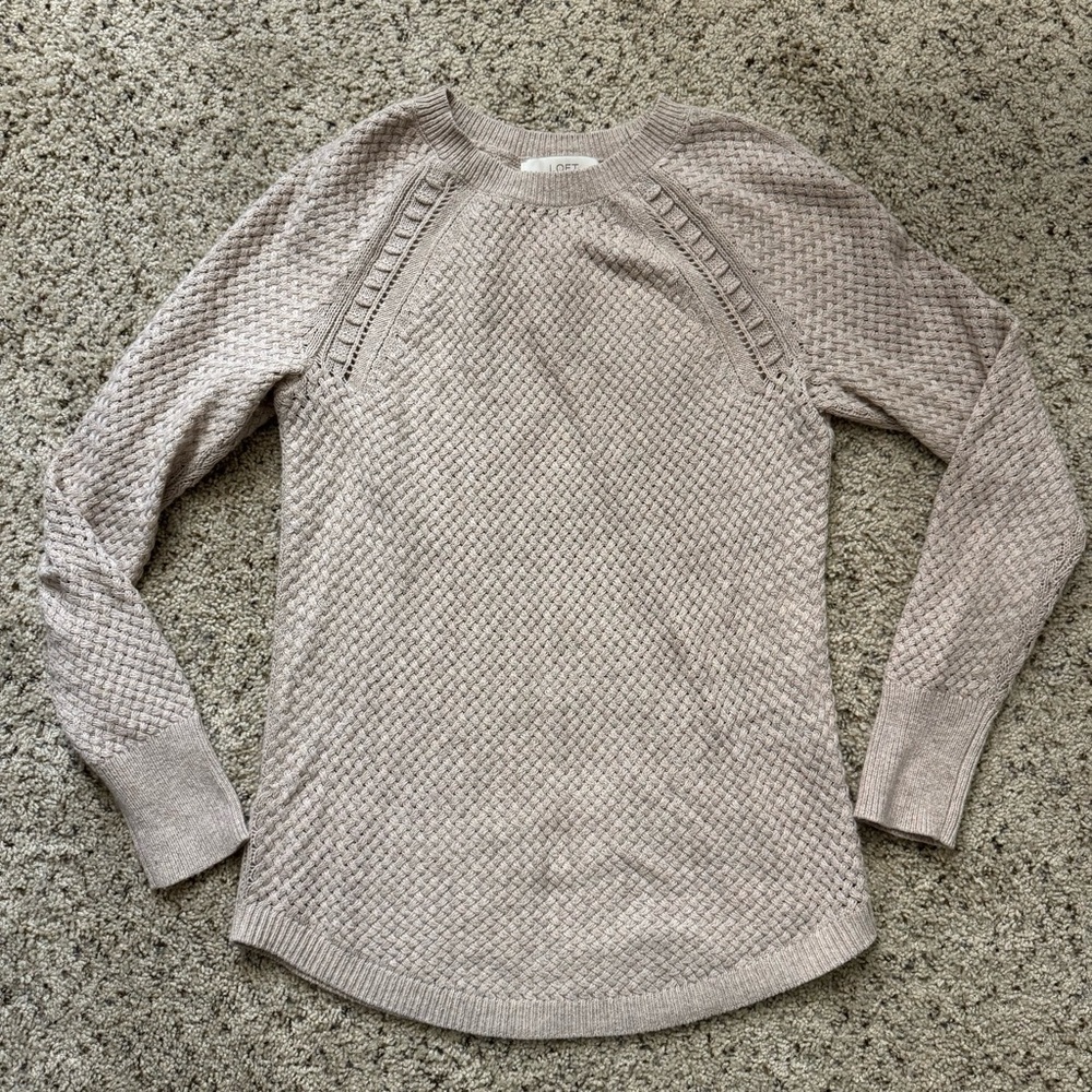 Loft Cozy Crew Neck Sweater Size Small